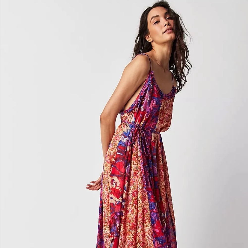 Free People Moondive Maxi - Red Combo - Size M